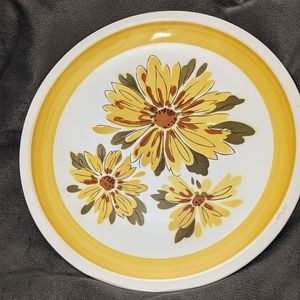 Vintage '70s Mikasa Cera-stone Daybreak D1351 Stoneware Plate, Circa 1970s, Retr